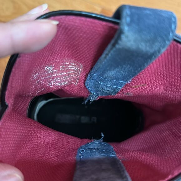 Ariat Womens Black Doll Baby Suede Floral Square Toe Cowgirl Boots Size 7.5 - Picture 7 of 11